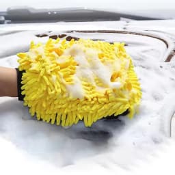 Microfiber Car Wash Gloves Chenille Waterproof Mitt Soft Mesh Back Double-faced Glove Mitt Wax Detailing Brush Car Cleaning Tool