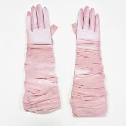 70CM Sexy Mesh Folds Ruffles Long Gloves Multicolored High Elasticity Elegant Women ’s Accessories Opera Bride Wedding