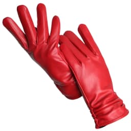 Hot Sale Genuine Sheepskin Women's Winter Leather Gloves Warm Driving Casual Multi-color Optional -2081