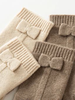100% Cashmere Knitted Gloves Touchscreen Finger For Women Autumn Winter Thick Cable Warm Wrist Length Classic Female Mitten