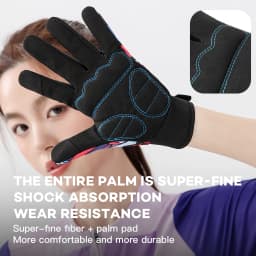 Riding Gloves Road Bikes Shock-Absorbing Anti Slip Wear-Resistant Touch Screen Sports Mountain Bike Gloves Halloween Gift Gloves