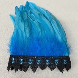 Natural Feather Sleeve Cuffs Gloves Party Cosplay Lace Wrist Cuffs Fur Sleeve Furry Accessories Carnival Stage Show Costume