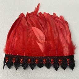 Natural Feather Sleeve Cuffs Gloves Party Cosplay Lace Wrist Cuffs Fur Sleeve Furry Accessories Carnival Stage Show Costume