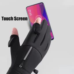 Winter Touchscreen Gloves for Outdoor Sports Cold-Resistant and Windproof Gloves for Men and Women with Flip-Top Design