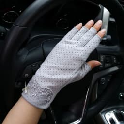 Female Sports Fitness Cycling Sunscreen Touch Screen Long Full Finger Gloves Women Cotton Fashion Half Finger Driving Gloves B91