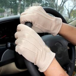 New Men's Summer Outdoor Sports Fitness Cycling Sunscreen Short Sun Gloves Thin Cotton Fashion Touch Screen Driving Gloves L20