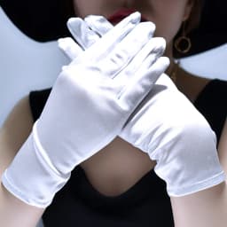 New Women Dance Performance Prom Ball Gloves Stretchy Satin Evening Dress Etiquette Short Gloves 1Pair White Ladies Mittens