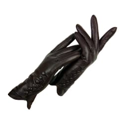 CHING YUN New Women Gloves Genuine Leather Winter Autumn Ladies Fashion Brand High Quality Goat Skin Warm 6 Buckle Gloves Woman