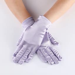 22cm 55cm Women Satin Multicolor Evening Wear Gloves Cosplay Opera Banquet Etiquette Elasticity Fashion Eelgant