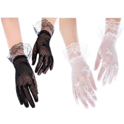 DXAA Short Lace Gloves Tea Party Gloves Women Lace Gloves Bridal Wrist Gloves gloves Banquet Gloves Dance Gloves