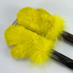 Luxury Women Natural Rabbit Fur Mittens Fox Fur Trimming Real Rabbit Fur Gloves Ladies Fur Elastic Hand Made Drop Shipping