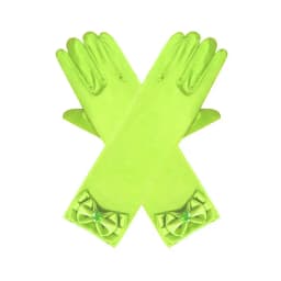 Girl Snow White Gloves Dress Up Party Supplies Children Princess Cosplay Costume For Elsa Anna Belle Gloves Pink Purplle Yellow