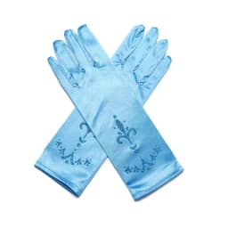 Girl Snow White Gloves Dress Up Party Supplies Children Princess Cosplay Costume For Elsa Anna Belle Gloves Pink Purplle Yellow