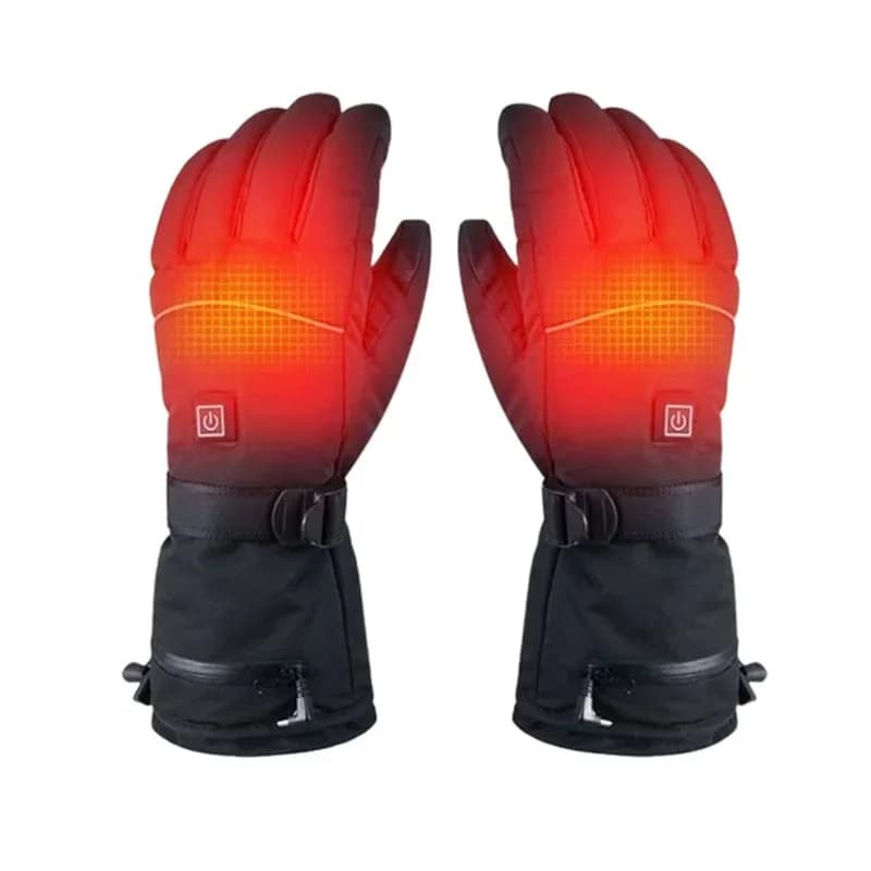 Heated Winter Gloves Thermal for Men And Women with Battery Case Motorcycle Skiing Warm Water-Resistant Cycling Heating Gloves