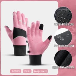 Winter Sports Plus Velvet Warm Gloves For Men And Women Touch Screen Ski Cycling Bicycle Riding Cold-Proof Outdoor Gloves