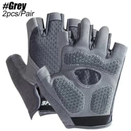 Kids Anti-Slip Cycling Skateboard Gloves Breathable Half-Finger Shock-Absorbing Sports Gloves for Aged 4-12 Summer Spring