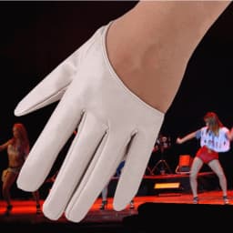 Women DS Half Palm Nightclub Pole Dancing Stage Performance Fashion Personality Hip Hop Gloves Leather Multicolor Soft