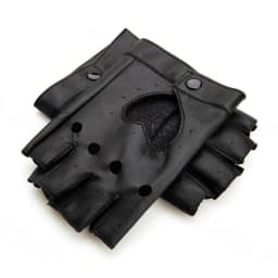 1Pcs Women Leather Driving Biker Soft Fingerless Mittens Dance Motorcycle Gloves Faux Leather Synthetic Leather Gloves keep warm