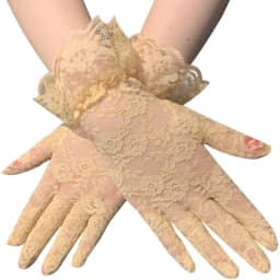 Summer Women Sexy Lace Black Short Gloves Sunscreen Breathable Thin Soft Female Gloves Jacquard Elegant Funeral Gloves