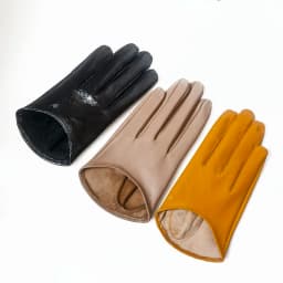 Real Sheep Leather Gloves Fashion Woman Half Palm Minttens Personality Soft Leather