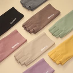 New Winter Women's Gloves Leaky Finger Thin Velvet Windproof Coldproof Warm Touch Screen Half Finger Student Gloves