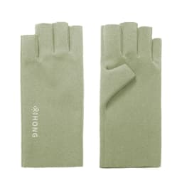 New Winter Women's Gloves Leaky Finger Thin Velvet Windproof Coldproof Warm Touch Screen Half Finger Student Gloves