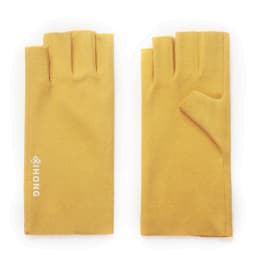 New Winter Women's Gloves Leaky Finger Thin Velvet Windproof Coldproof Warm Touch Screen Half Finger Student Gloves