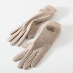 Women Winter Outdoor Sport Stretch Knit Wrist Cycling Warm Driving Mitten Cashmere Wool Plush Thick Touch Screen Glove P29