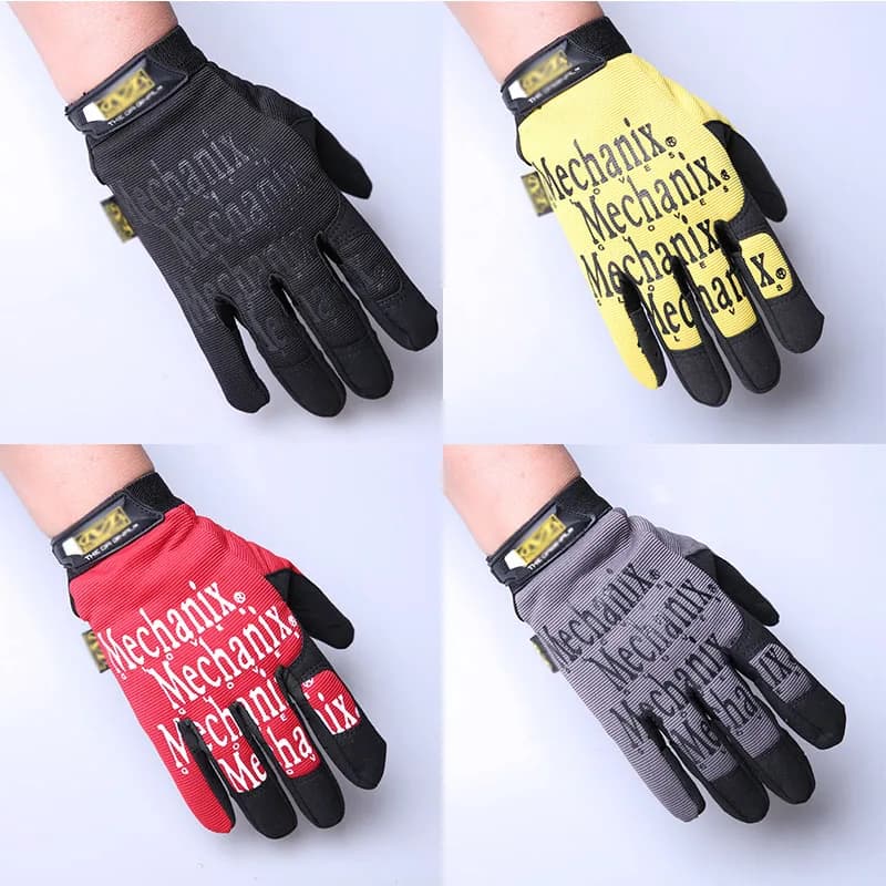 Super Technician Men's Gloves Full Finger Spring Autumn Thin Warm Sports Fitness Driving Motorcycle Gloves Breathable Skin-fr...