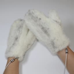 Winter Real Mink Fur Gloves Women Soft Warm 100%Natural Mink Fur Gloves Lady Good Elastic Genuine Fur Gloves Knitted Fur Glove