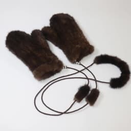 Winter Real Mink Fur Gloves Women Soft Warm 100%Natural Mink Fur Gloves Lady Good Elastic Genuine Fur Gloves Knitted Fur Glove