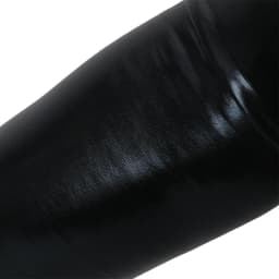 Sexy Long Black Metallic Feel Gloves Synthetic Leather Arm Sleeves Costume New
