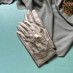 Patent Leather Glove Woman Genuine Leather Short Style Autumn Winter Warm Velvet Lining Leisure Driving Gloves