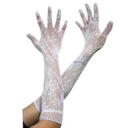 New Fashion Etiquette Gloves Long Fishnet Gloves Nets Smooth Fashion More Style Lace Beautiful Elegant Women Sexy Gloves