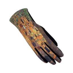 Oil Painting Touch Screen Driving Mittens Women's Winter Suede Leather Motorcycle Gloves Ourdoor Warm Sport Ski Cycling Glove