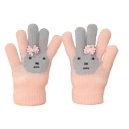 Children's Five-Finger Warm Gloves for Girls Ages 5-12 Kids Thermal Mittens with Thumb Separation