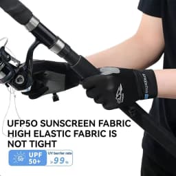 Unisex Fingerless Gloves UV Sun Protection Half Finger for Fishing Paddling Sailing Rowing - Sports Gloves