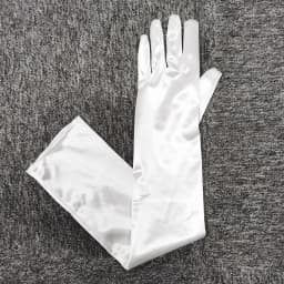 Women 55CM Long Ceremonial Gloves Stretch Satin Retro Party Prom Cosplay Ladies Bridal Wedding Dress Fashion Accessories