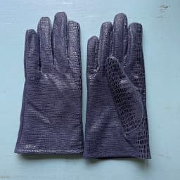 Real Sheepskin Gloves Women's Contrast Gloves One Size Fits All Wrist Soft And Skinny