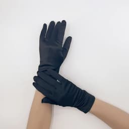Elegant Satin Bridal Bridesmaid Wedding White Short Gloves Finger Wrist Women Pageant Perform Prom Drive Etiquette Accessories