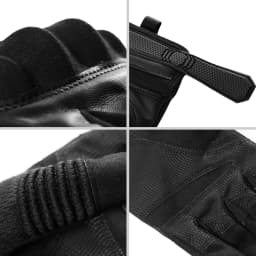 Tactical Full Finger Gloves PU Leather Sports Combat Outdoor Hunting Shooting Cycling Touch Screen Anti-Skid Protective Gear Men
