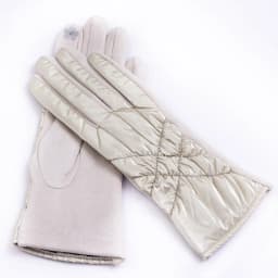 Winter New Women Fashion Personality Luxury Waterproof Keep Warm Touch Screen Plus Fleece Down Cotton Suede Soft Gloves