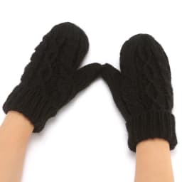 Women Fashion Knit Twist Flowers Mittens Winter Female Halter Neck Thicken Warm Youth Full Finger Gloves Girls Gift Outdoor Ski