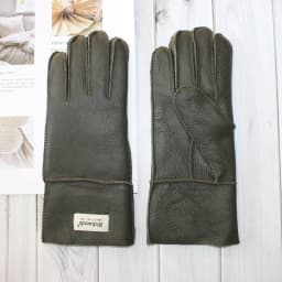 New Winter Women's Sheepskin Fur Gloves Thickened Warm Wool Lining Windproof Leather Driving Gloves