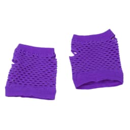1Pair Black Fishnet Gloves Girl Sheer Mesh Mittens Gloves Adult Woman Disguise Rock Fancy Night Club Party Sexy Fashion Gloves