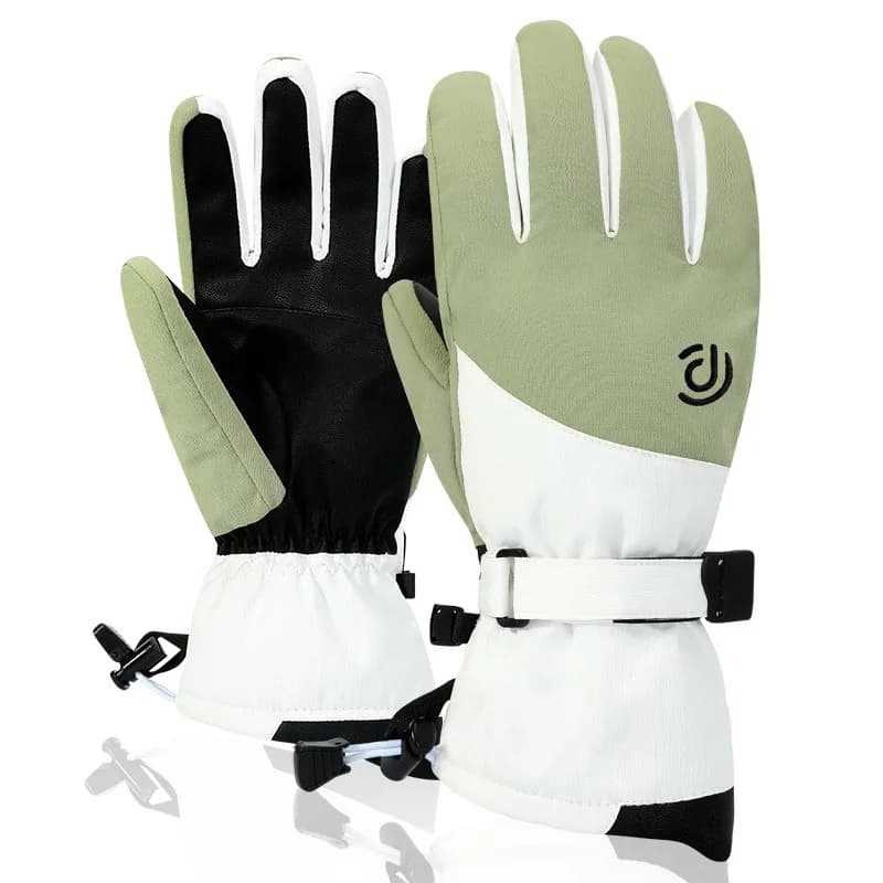 Men Women Outdoor Thick Gloves Winter Warm Windproof Waterproof Touch-Screen Fleece Non-slip Gloves