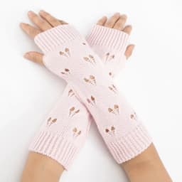 Women Stylish Hand Warmer Winter Gloves Arm Crochet Knitting Faux Wool Mitten Warm Jacquard Fingerless Glove Femme Women Gloves