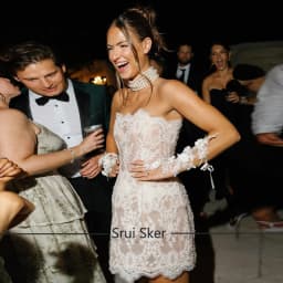 Charming Lace A Line Wedding Dress Strapless Short Prom Gown For Evening Party Customized Formal Party Vestido De Novia Boda