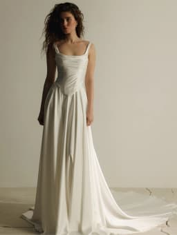 Booma A-Line Simple Spaghetti Strap Wedding Dresses Sleeveless Satin Long Pleat Elegant Brides Gown Custom Made 2026