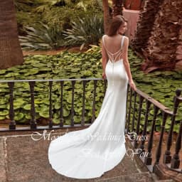 Elegant Pleat Square Collar Mermaid Wedding Dress 2026 Spaghetti Strpas Split Open Back Sleeveless Vestidos De Novia Customized